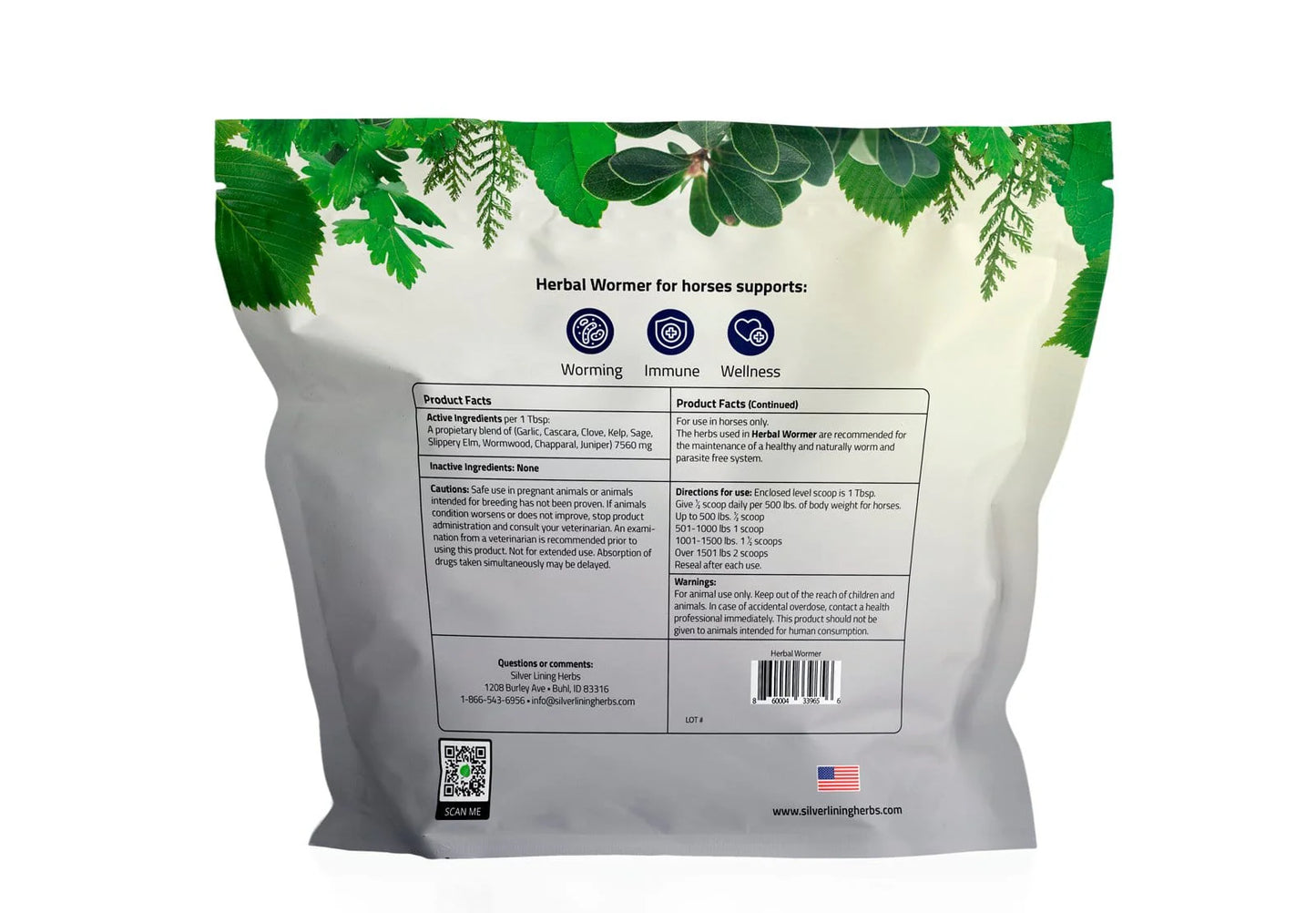 Herbal Wormer for Horses