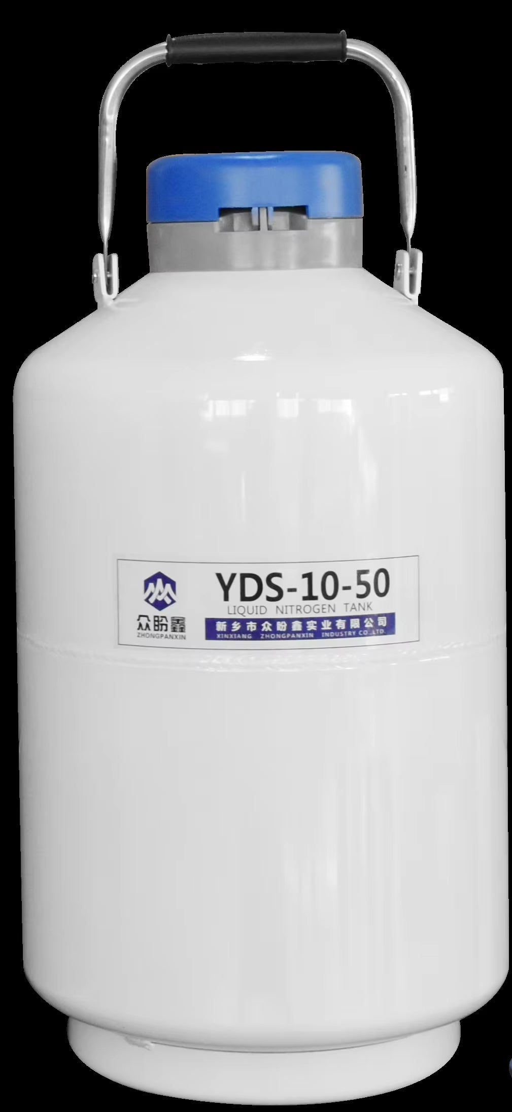 10L Liquid Nitrogen Container Six Canisters Cow Horse Bull Livestock Semen Frozen Semen Storage YDS-10